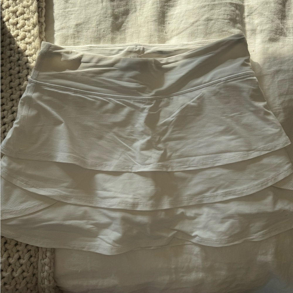 White Athleta Girl Swing Skort